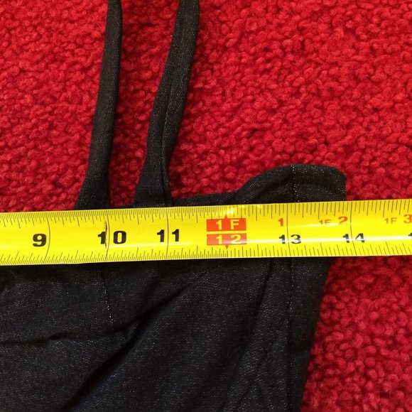 vintage 90s jersey knit maxi body con slip dress - Picture 10 of 15